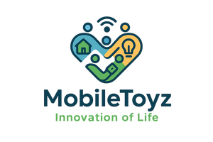 MobileToyz logo focusing on life enhancement through general technology without mobile phones