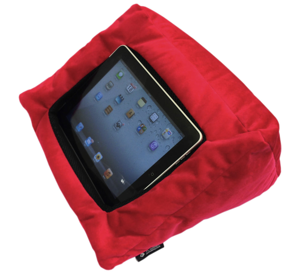 iCushion iPad Cushion Stand / Holder Velvet Red