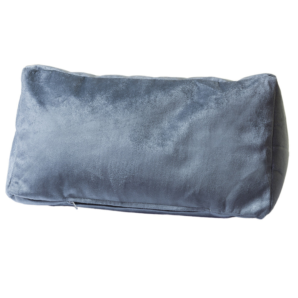 iCushion iPad Cushion Pillow Stand / Holder Velvet Blue Grey