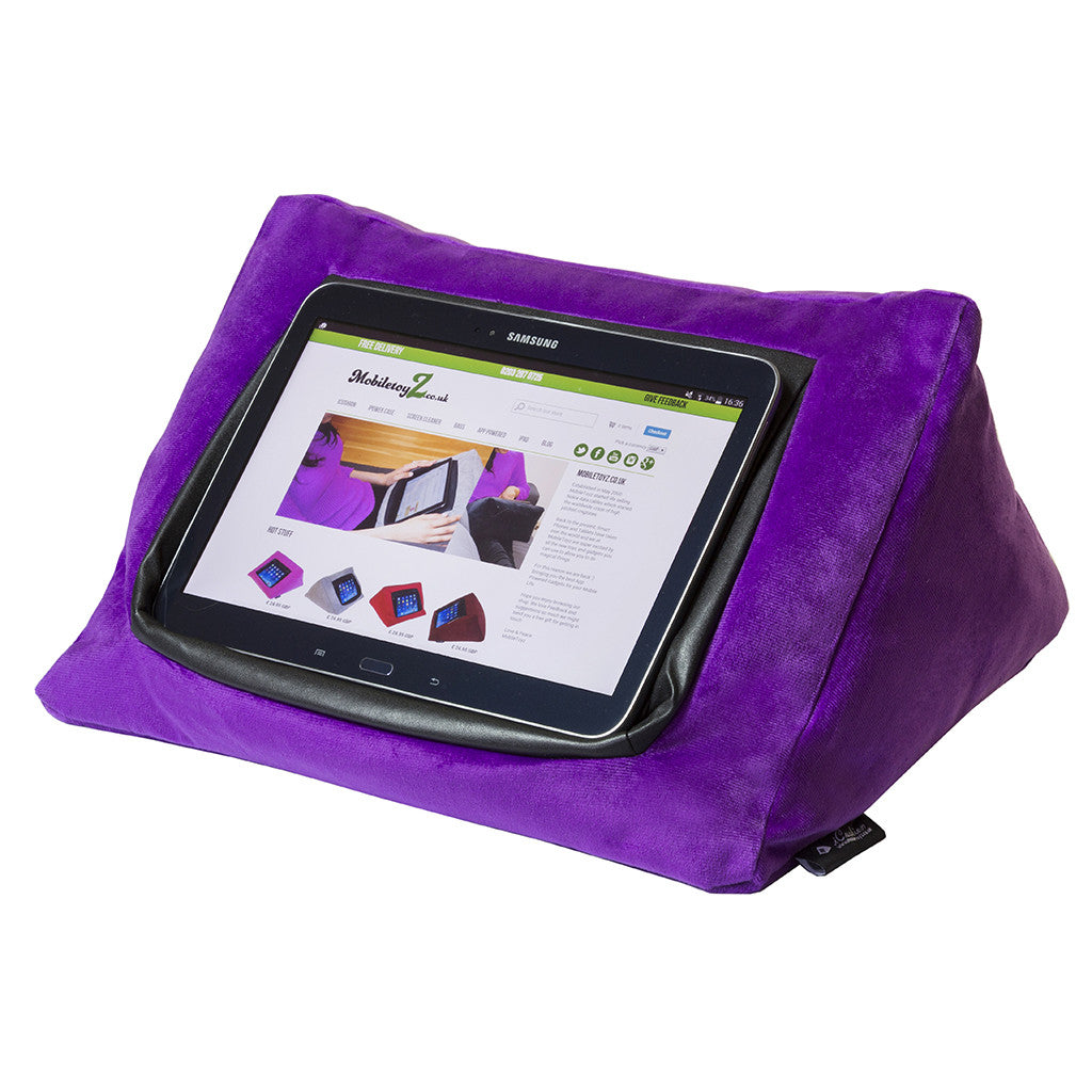 iPad Cushion Stand / Holder Velvet PURPLE