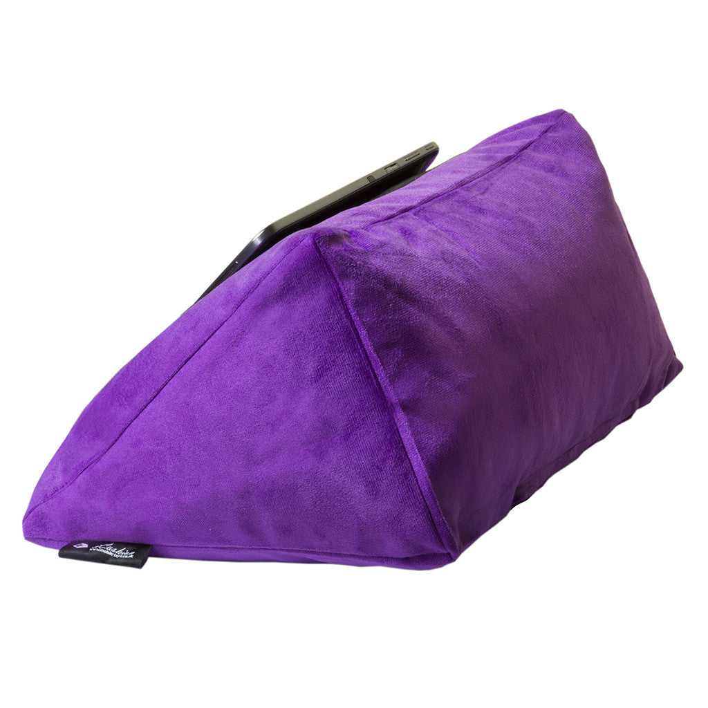 iPad Cushion Stand / Holder Velvet PURPLE