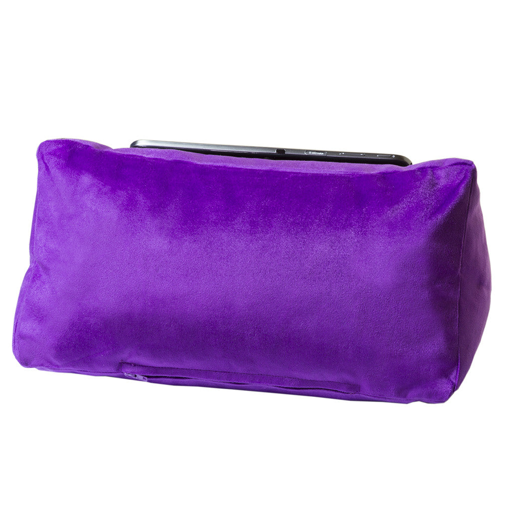 iPad Cushion Stand / Holder Velvet PURPLE