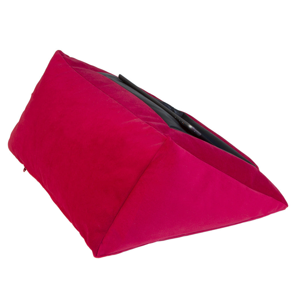 iCushion iPad Cushion Stand / Holder Velvet Red