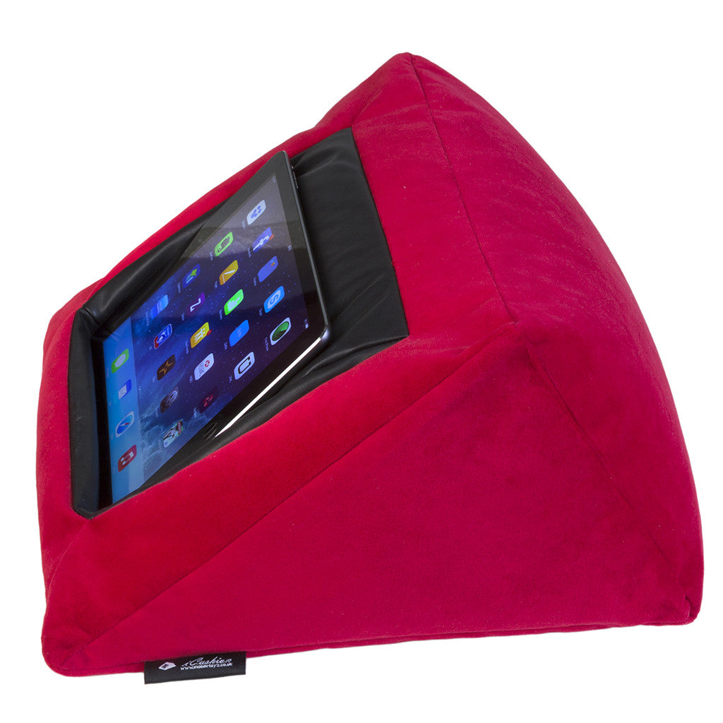 iCushion iPad Cushion Stand / Holder Velvet Red