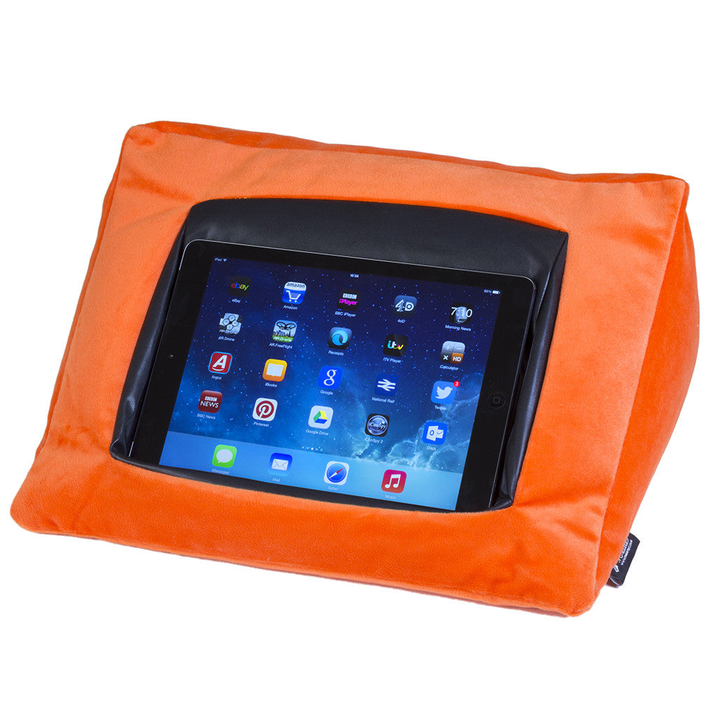 iCushion iPad Cushion Stand / Holder Velvet Orange