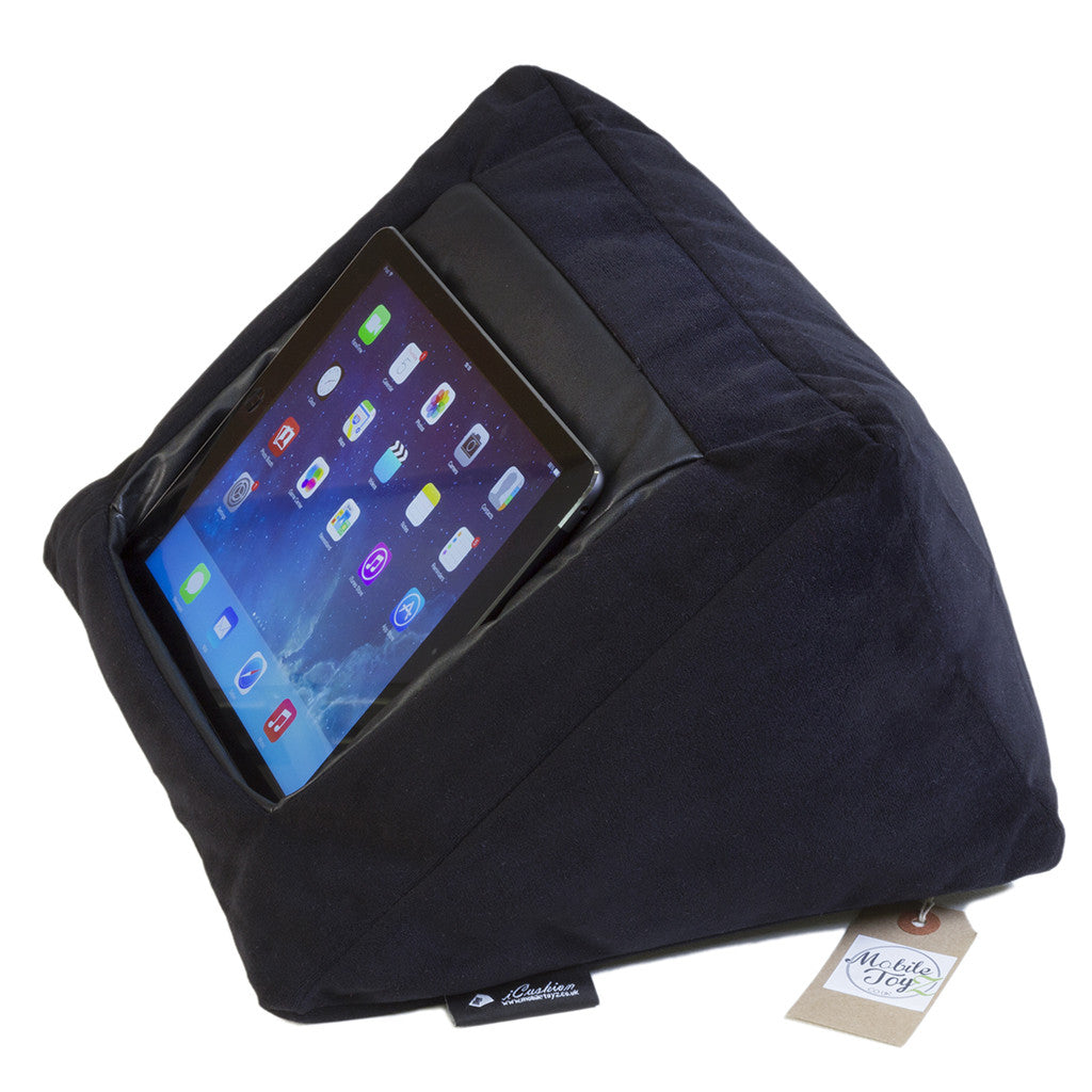 iCushion iPad Cushion Pillow Stand /Holder Velvet BLACK