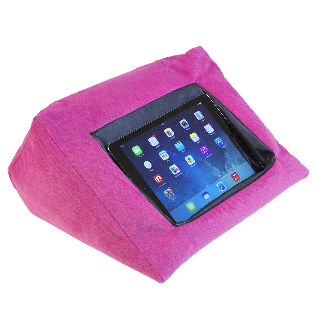 iCushion iPad Cushion Pillow Stand /Holder Velvet Pink