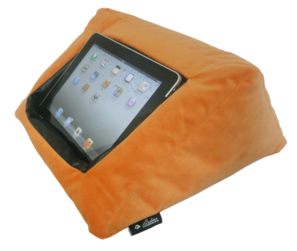 iCushion iPad Cushion Stand / Holder Velvet Orange