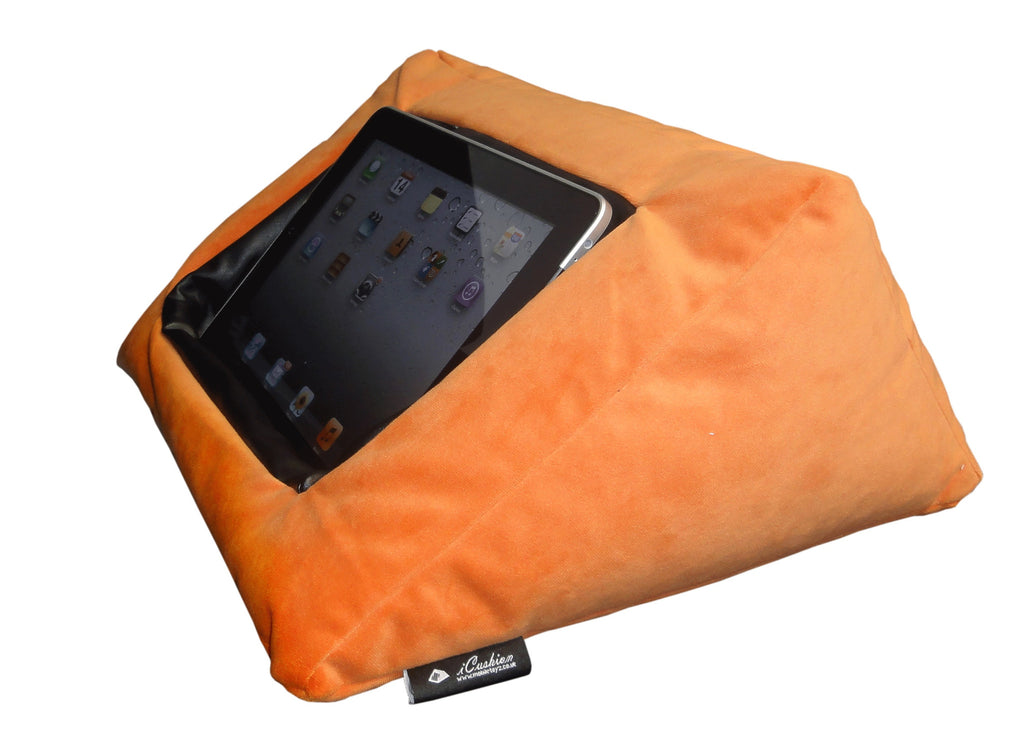 iCushion iPad Cushion Stand / Holder Velvet Orange